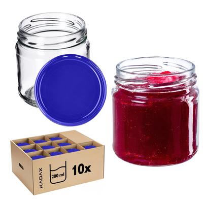 Vasi per conserve Lerma 200ml 10pz 66mm + coperchi