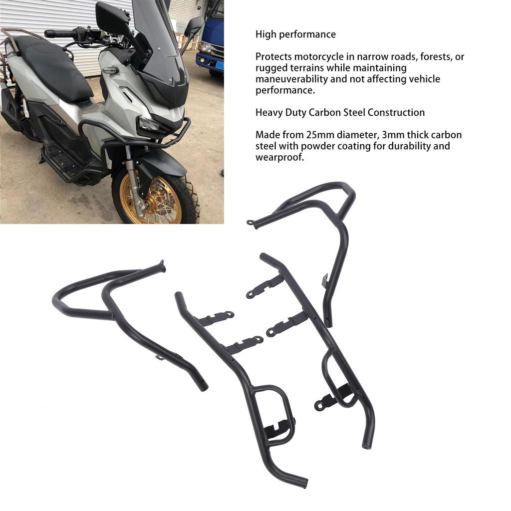 Motorcycle Engine Crash Bar Guard Sturdy Frame Motorcycle Highway Side Frame Falling Protector for ADV160 2026 To 2026