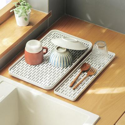 Multifunctional Dish Drainer Detachable Plate Drying Rack with Drain Board Ergonomic Design Prevents Water Organizer
