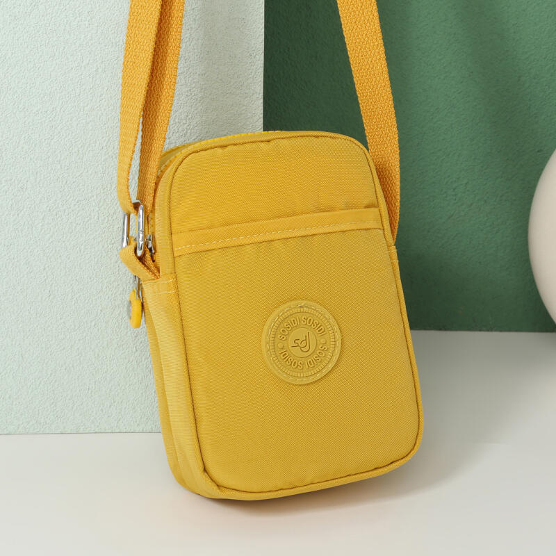 Solid Color Mobile Phone Bag Women's Crossbody Bag Coin Purse