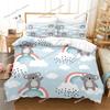 Cartoon Koala Duvet Cover King Queen Lovely Animal Bedding Set for Kids Teens Adults Wildlife Quilt Cover with Pillowcase