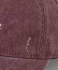 Wig Executive Classic Damaged Pigment Ball Cap - Burgundy