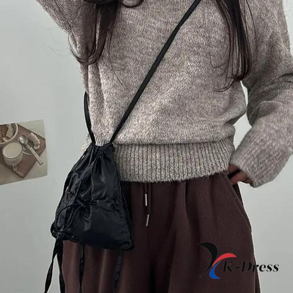 Mini Anorak String Pocket Sling Bag Crossbody Mini Bag