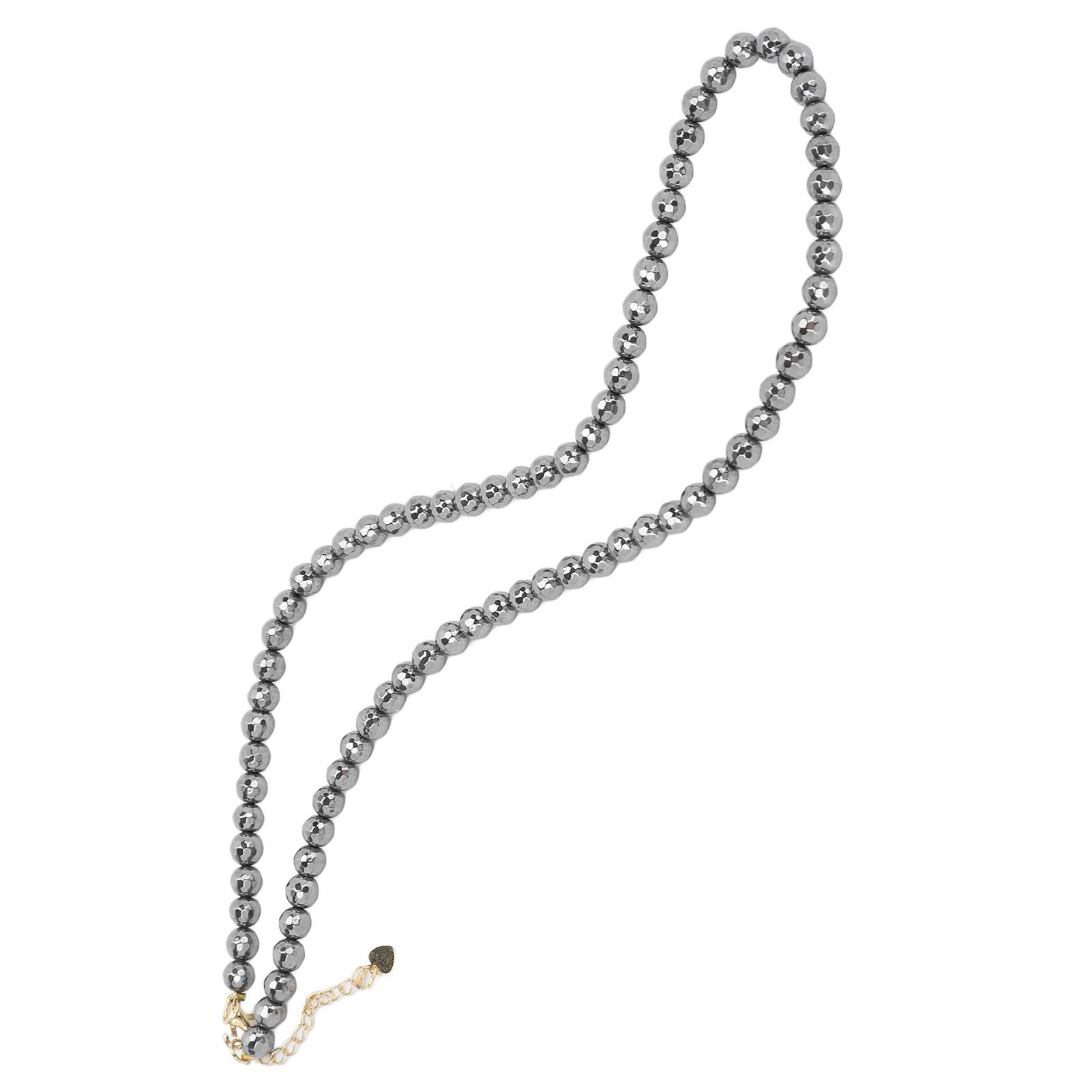 

Ожерелье из терагерцевых круглых бусин 128 граней из натурального камня терагерцовое ожерелье для женщин