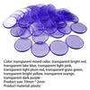 100Pcs 19mm Bingo Chips Transparent Color Counting Math Game Counters Markers