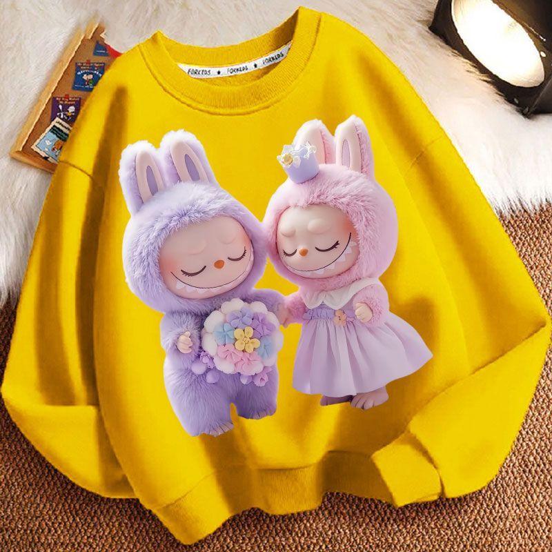 Children's Casual Hoodies, Fashionable Long-sleeved Loose Hoodies for Boys and Girls In Spring and Autumn