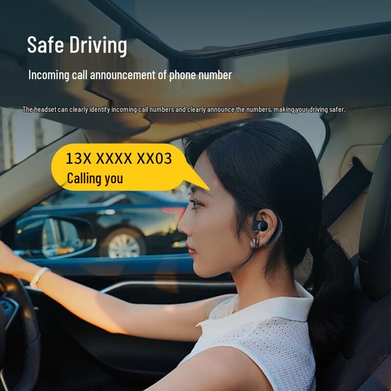 OKSJ Kabelloses Knochenleitungs-Headset mit Ohrbügel