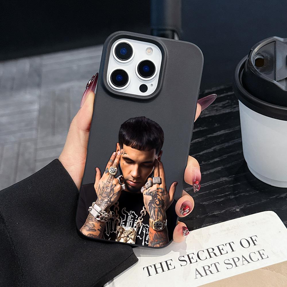 

Anuel AA rapper Hot Luxury Matte Silicone Soft Phone Case For Samsung S26 S25 S24 S23 S22 S21 S20 FE Plus Ultra Edge 4G 5G Cover Samsung S25 Edge 5G