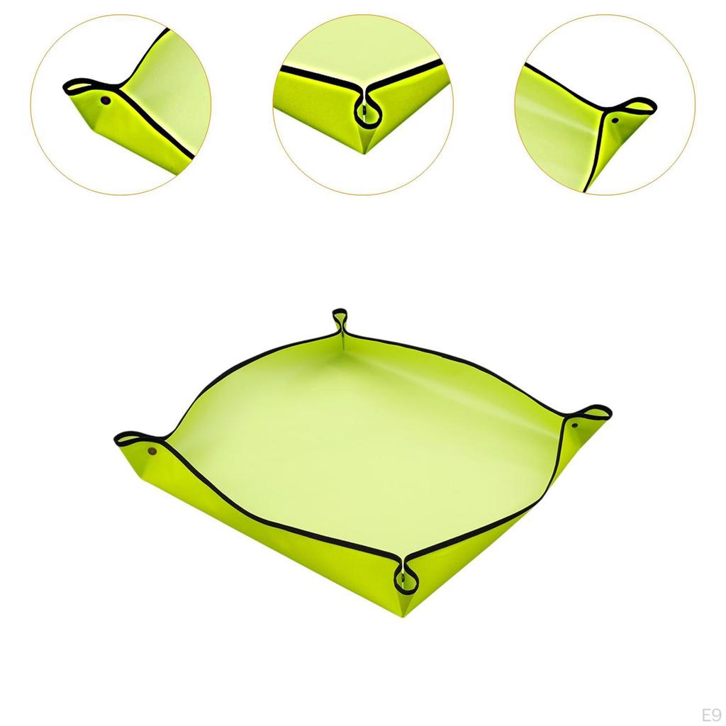 Umtopfmatte, faltbares Design mit Schmutzfang-Funktionen