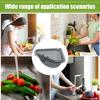 Sink Food Catcher Basket Magnetic Suction Drainage Triangle Drying Kitchen Sink Drain Strainer Corner Basket for Scrap Fruits
