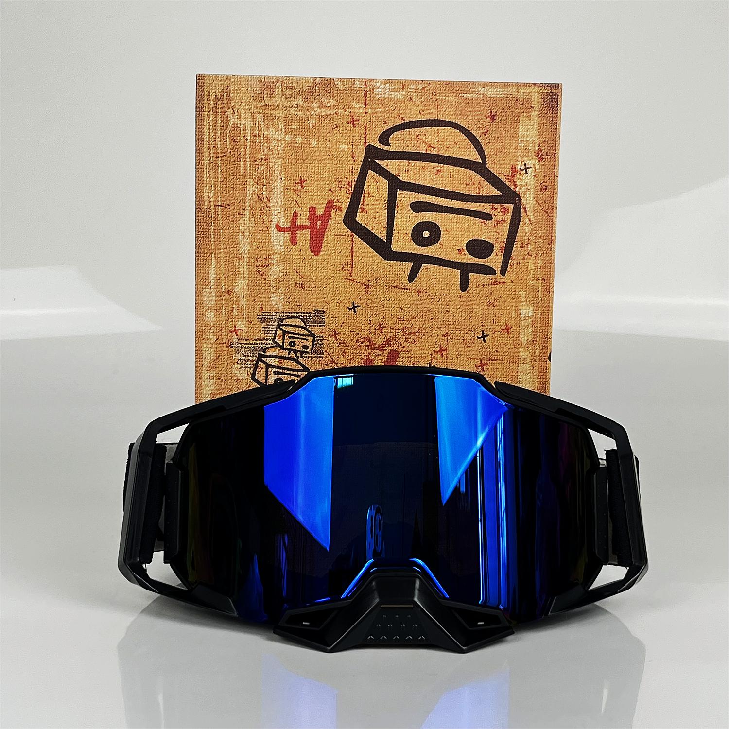 

Очки для мотокросса с линзами HD для мужчин, мотоциклетные противотуманные очки для верховой езды, женские солнцезащитные очки для мотокросса и горного велосипеда, аксессуары для мотоциклов