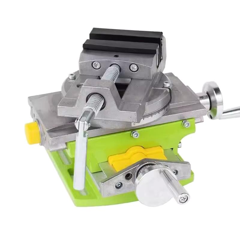 2 In 1 Milling Drilling Vise Swivel Base Compound Workbench Cross Workbench Precision Heavy Duty Cross Vise For Drilling Machine
