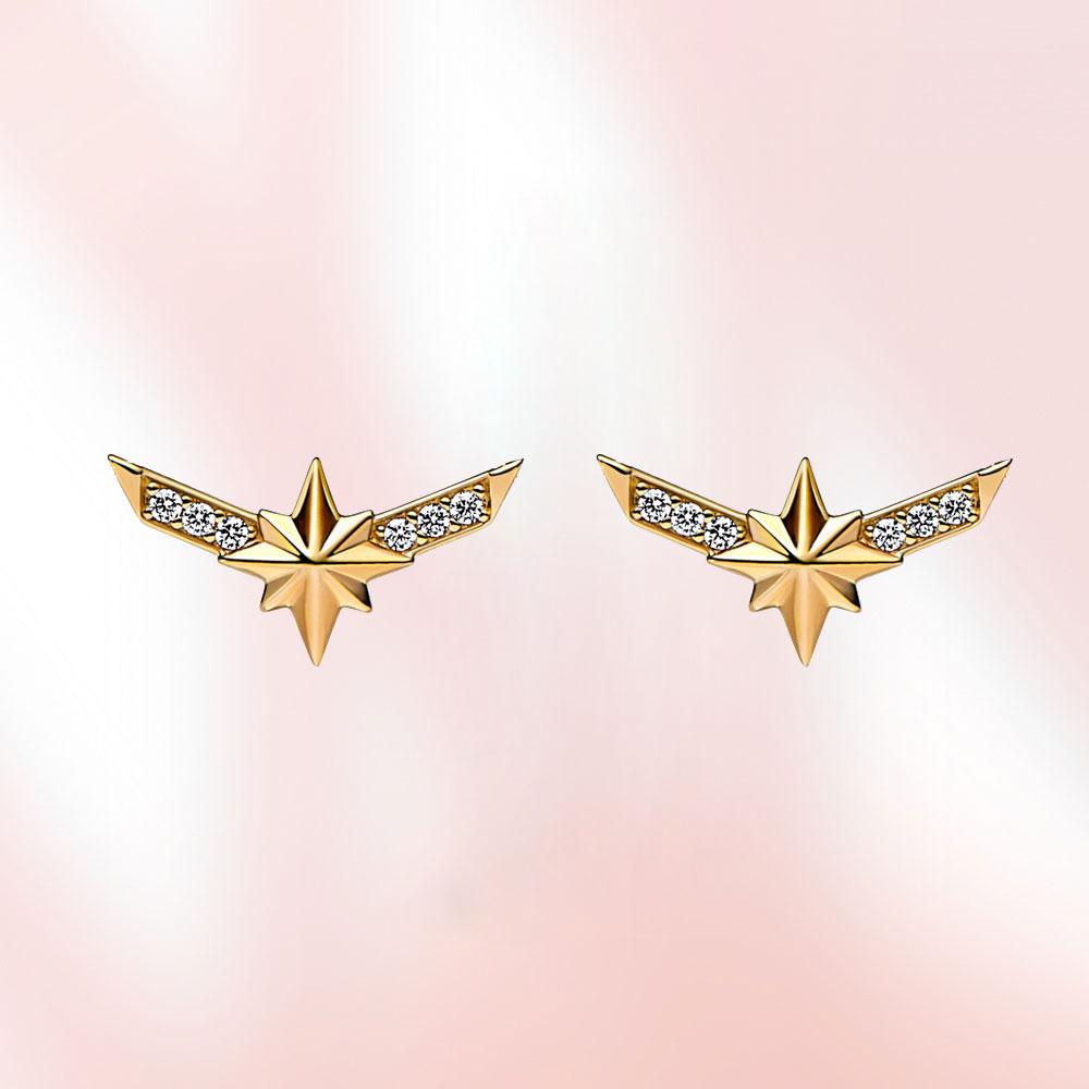 S925 Sterling Silver Earrings Infinity Stones Charm Heart Earrings Mouse Earrings for Women Spring Earring Fashion Jewely Gift