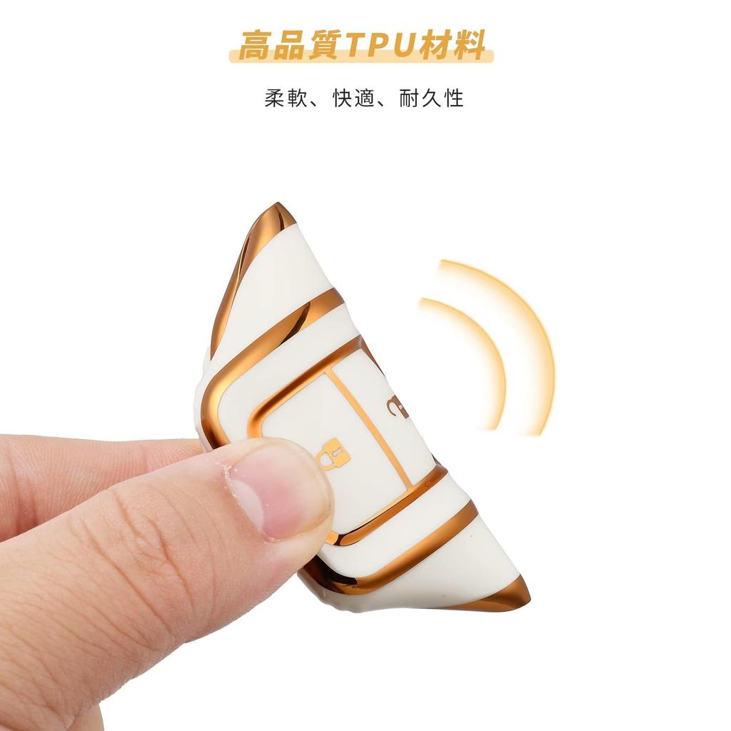 Honda Key Fob Cover Compatible Vezel RU New New Stepwgn 10th Generation New TPU Remote Keyless Key Fob Case Protective Shell Accessory [OFFCURVE]