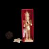 18Cm Unfinished Wooden Nutcracker Blank Soldier Doll With Paint Brush Pigment Diy Painting Craft For Christmas Home Decoration