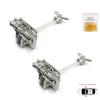 EDP953-1 2 Pieces Front Left AND Right Door Catch Hinge Brake Stop Check Limiter for Citroen C5 MK1 DC/DE Break Liftback Estate 2001-2008 9181G0