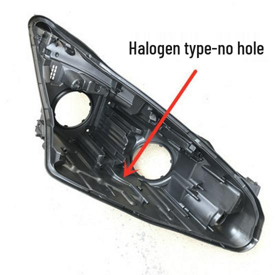 Black Headlight Rear Shell for 2014-2017 Buick Envision, Compatible with High and Low Configurations