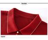 Women's Lapel Wool Sweater - Age-Defying Loose Fit for Spring & Autumn