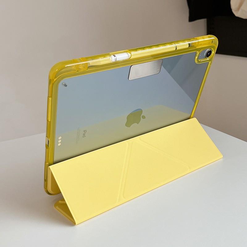 Slim Acrylic IPad 11 Case With Pen Slot Stand Shockproof Air 8 Mini 7 Protective Cover 2026 Models