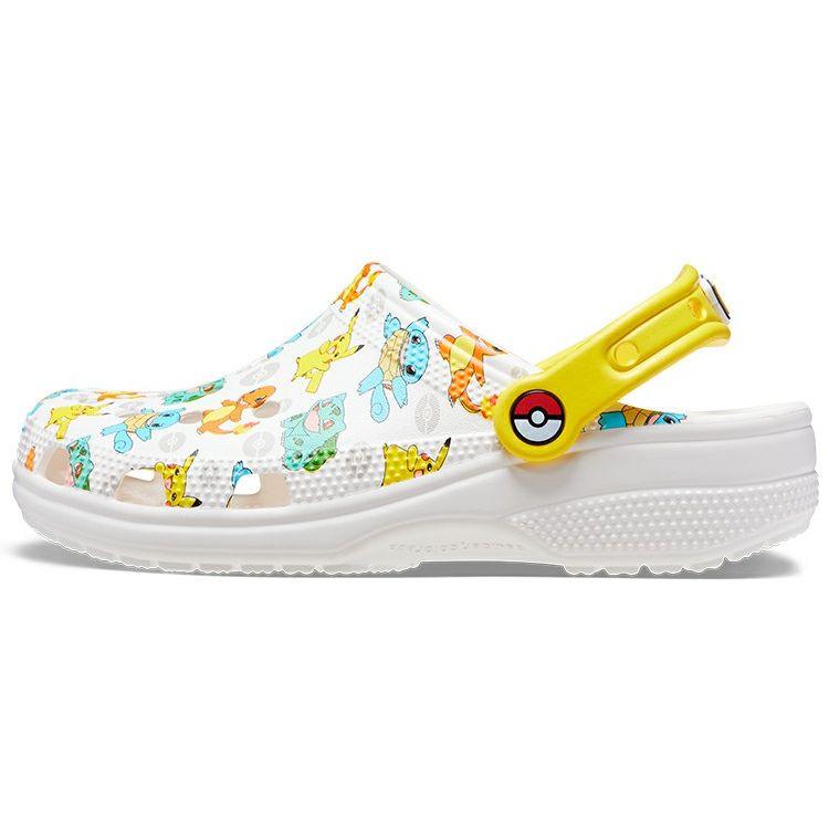 

Кроссовки унисекс Crocs Pokémon x Classic Clog Starters Белый Мульти 207765-94S 38-39