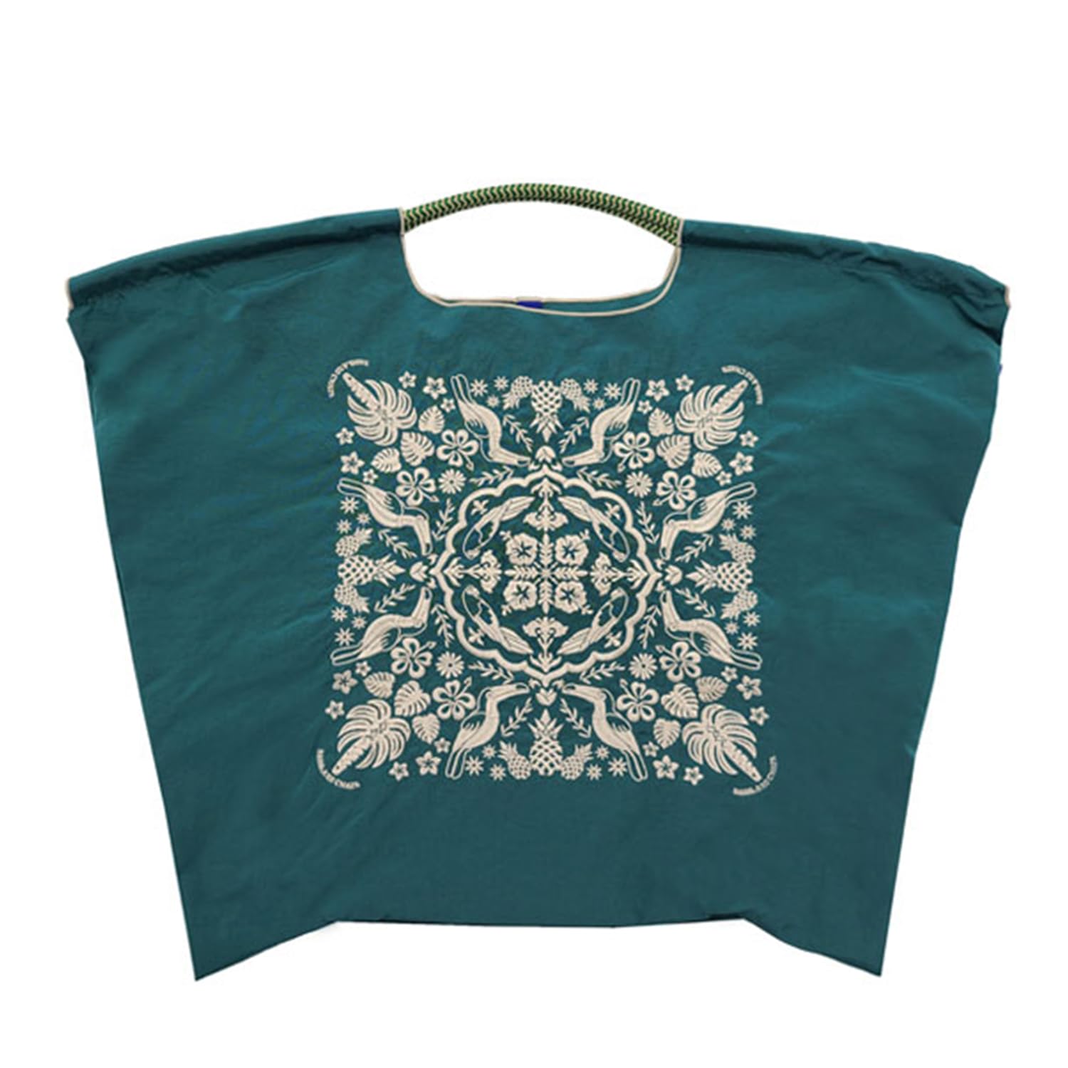 

Сумка среднего размера Authentic HAWAII BANDANA на шариковой цепочке Эко-сумка Сумка-тоут Вышивка Подарок A4 301062 [Ball & Chain] & (ТЕМНО-ЗЕЛЕНЫЙ, L)