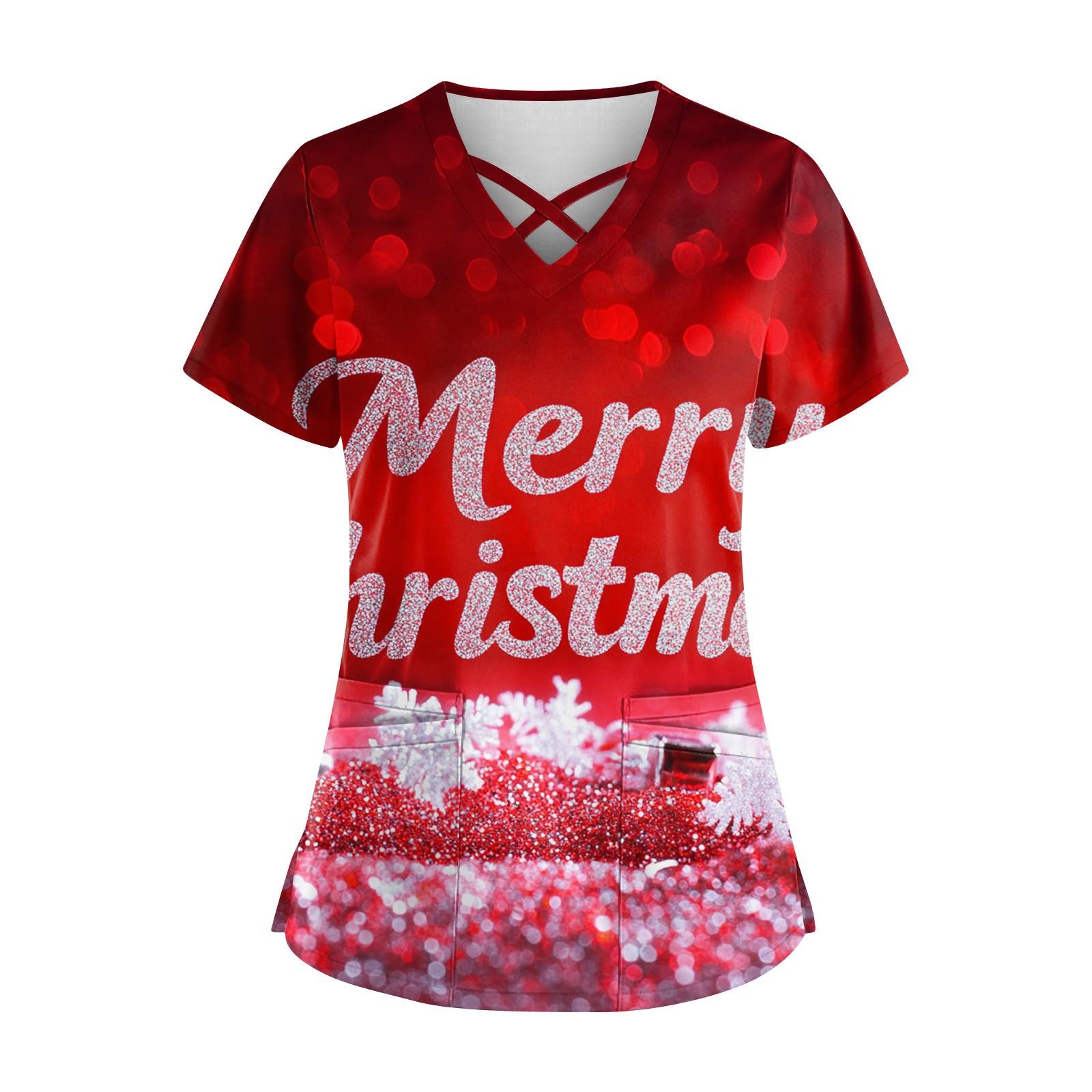 

Женская модная рабочая одежда с v-образным вырезом, короткими рукавами, завязками и карманами, топы соответствующего цвета и защитная одежда L