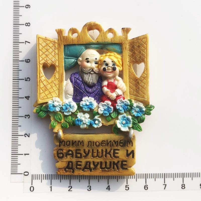 Russia 3D Fridge Magnet Tourist Souvenirs Refrigerator Magnetic Decoration Articles Collection Handicraft Gift