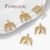 18K Gold Plated Necklace/Earrings Connector Fittings,Charms Connectors For Jewelry Findings,DIY Jewellery And Accessories