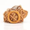 Practical Waxed Cord Wide Belt For Women Ethnic Handwoven Design Comfortable Elastic Waistband Multi Occasion Wear