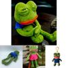Soft Pepe The Frog Plush Toy Stuffed Animal For Kids And Adults