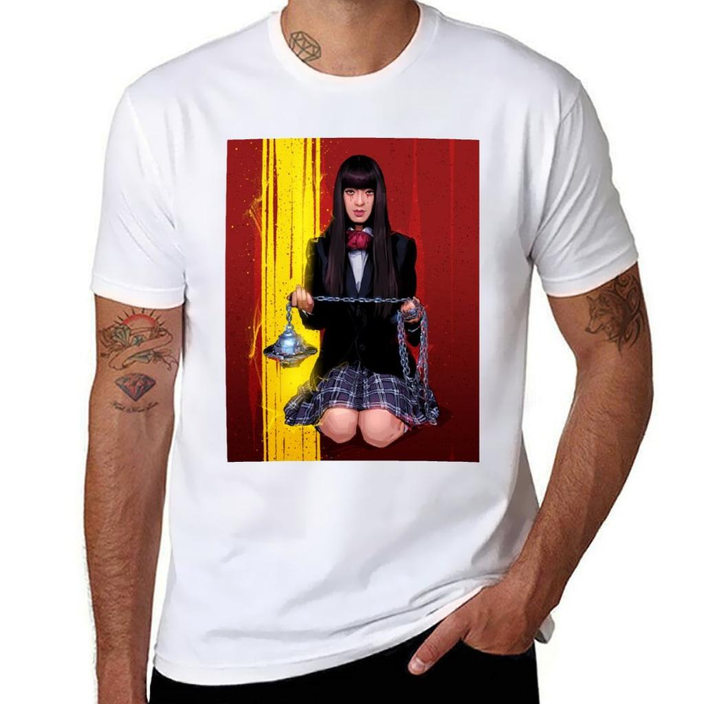 Gogo Yubari T-Shirt Lässig Locker Tägliches Tragen T-Shirt