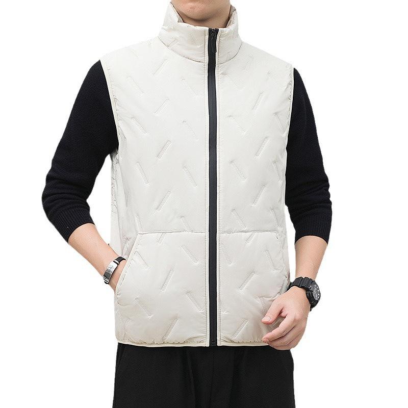 Direct sales cotton vest men's lamb wool vest piled thickened thermal vest winter wear vest