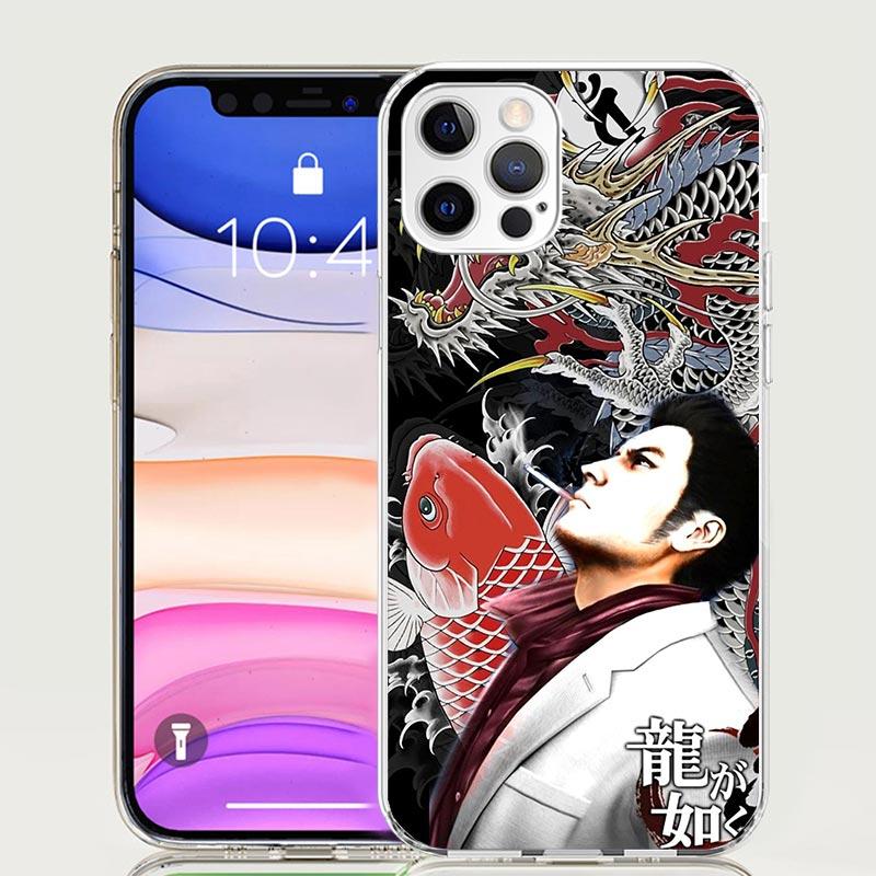

Yakuza 0 Game Phone Case For Iphone X XS XR 13 12 Mini 11 Pro Max 7 Plus 8 + 6S 6 5S SE 5 Art Customized Coque Capa iPhone 6