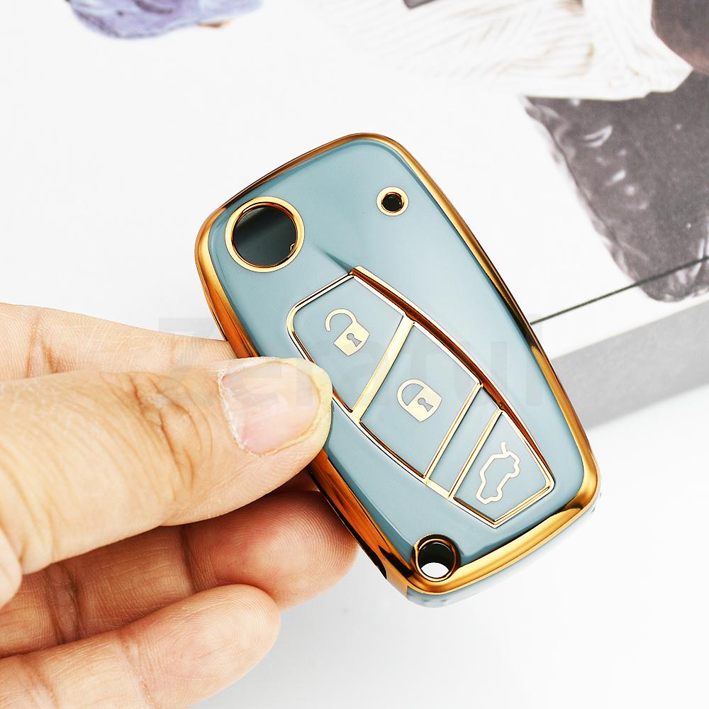 Auto Keyless Shell Fob Tpu Car Key Case Cover Holder Bag For Fiat Ducato Punto Bravo Grande Minibus Doblo 500 Panda Idea Stilo