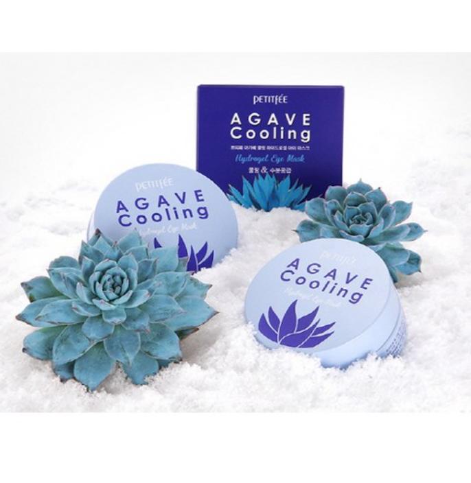 Petitfee Agave Cooling Hydrogel Eye Mask 60pcs – Soothing & Hydrating Eye Care