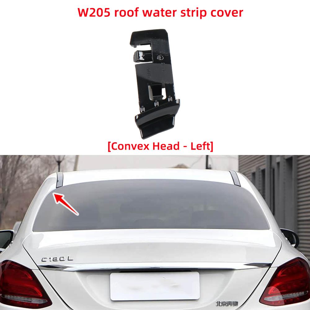 Flat Cap Dome Cap Roof Molding End Cover Roof Drip Molding Cap for Mercedes-Benz C-Class W205 2015- 2056900982 2056901082