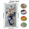 Still Life Flower Vase Large Size Diamond Painting Floral Diy Full Square Round Drill Rhinestone Embroidery Mosaic Cross Stitch Kits Wall Decor