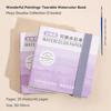 100% Cotton Watercolor Book 300g Thick Paper Mini Portable Tearable Watercolor Paper Art Student's Painting Drawing Supplies