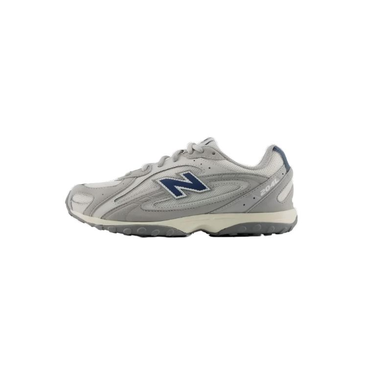 New Balance 204L Fabric Low top Kids Lifestyle Shoes White/Gray Unisex G204L57G 35.5