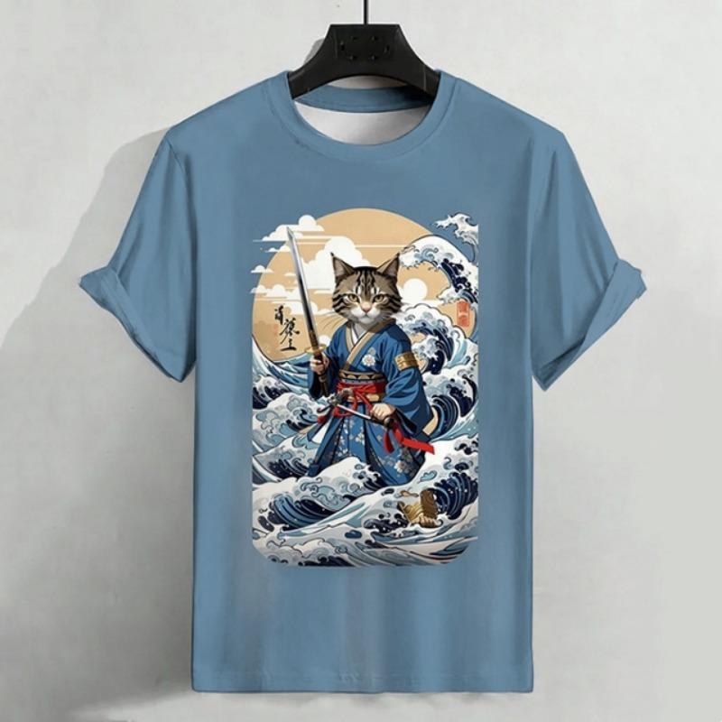 

Модная мужская футболка с 3D-принтом, футболка с коротким рукавом, мужская повседневная уличная летняя быстросохнущая футболка большого размера для мужчин S