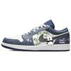 Air Jordan 1 Cute Panda, Leisurely Panda Cushioning Slip Resistant Low Top Vintage Basketball Shoes Men's 553558-414(Team56-)