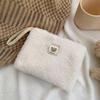Large Capacity Cute Plush Travel Cosmetic Lipstick Storage Bag Women Makeup Kits Handbags Organizer Wallet Pencil Case Pouch Bag