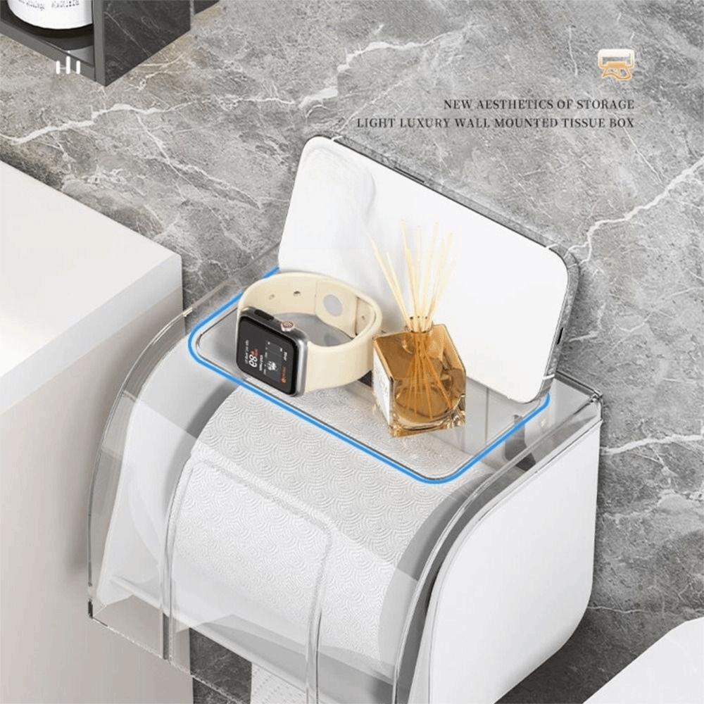 Wasserdichter wandmontierter Taschentuchspender Toilettenpapierhalter Badezimmer