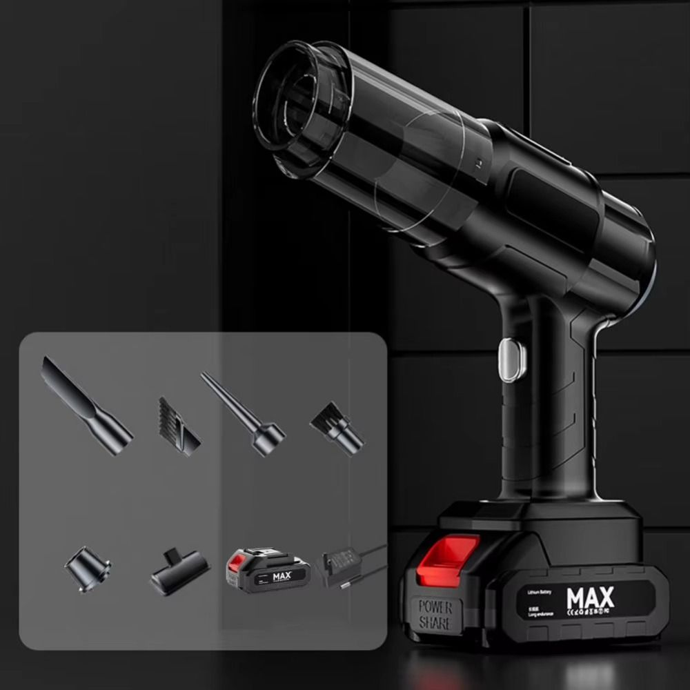 4 in1 Car Vacuum Cleaner High Power Air Dust Collector Handheld Wireless Dust Blower  Computer