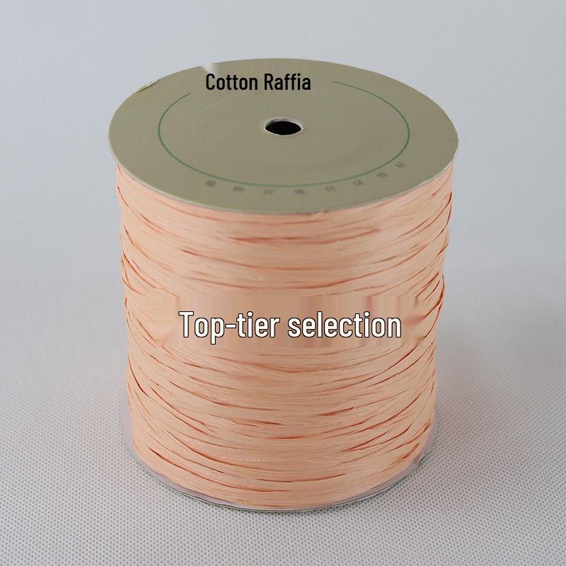 250m Bast Baumwollstroh Rolle für DIY: Handgefertigte Hüte & Taschen, Kostenloser Versand