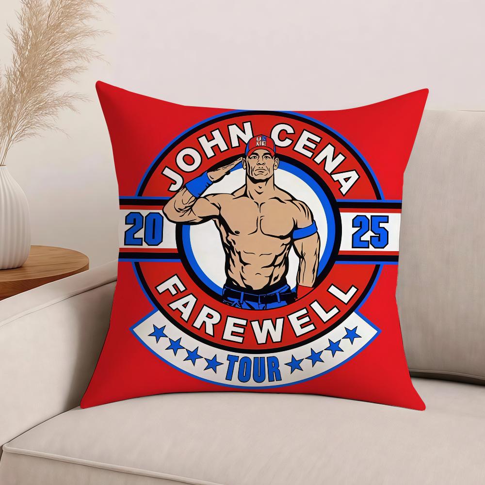 HOT Wrestler J-John C-Cena COOL Pillow Case Office Cushions Suitable For Sofa Car Bedroom Decorative Cushion Cover