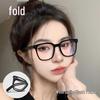 Women's Ultralight Black Frame Folding Reading Glasses with Anti-Blue Light