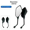 1 Pair Scooter E-Bike Rearview Mirrors Universial 8/10Mm Motorcycle Handlebar Mirror Electromobile Back Side Convex Mirror