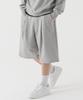 Pianer Essential Deep One-Tuck Sweat Half Pants (Melange)