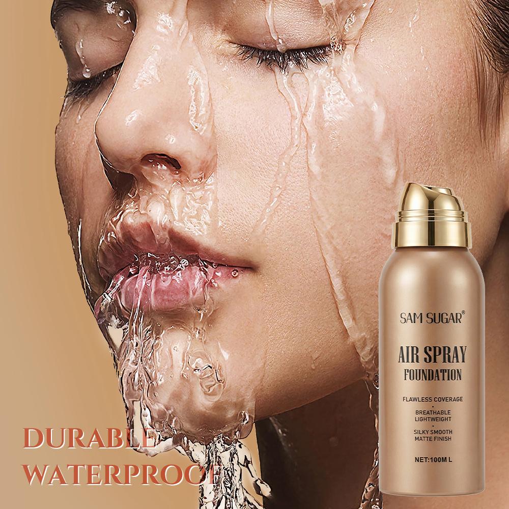 Spray Foundation – Waterproof, Skin-friendly, Long-lasting, Natural, Lightweight, Matte Finish – 30ml Less